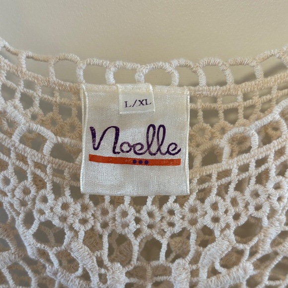 Noelle Cream Crochet Lace Top - Picture 2 of 5